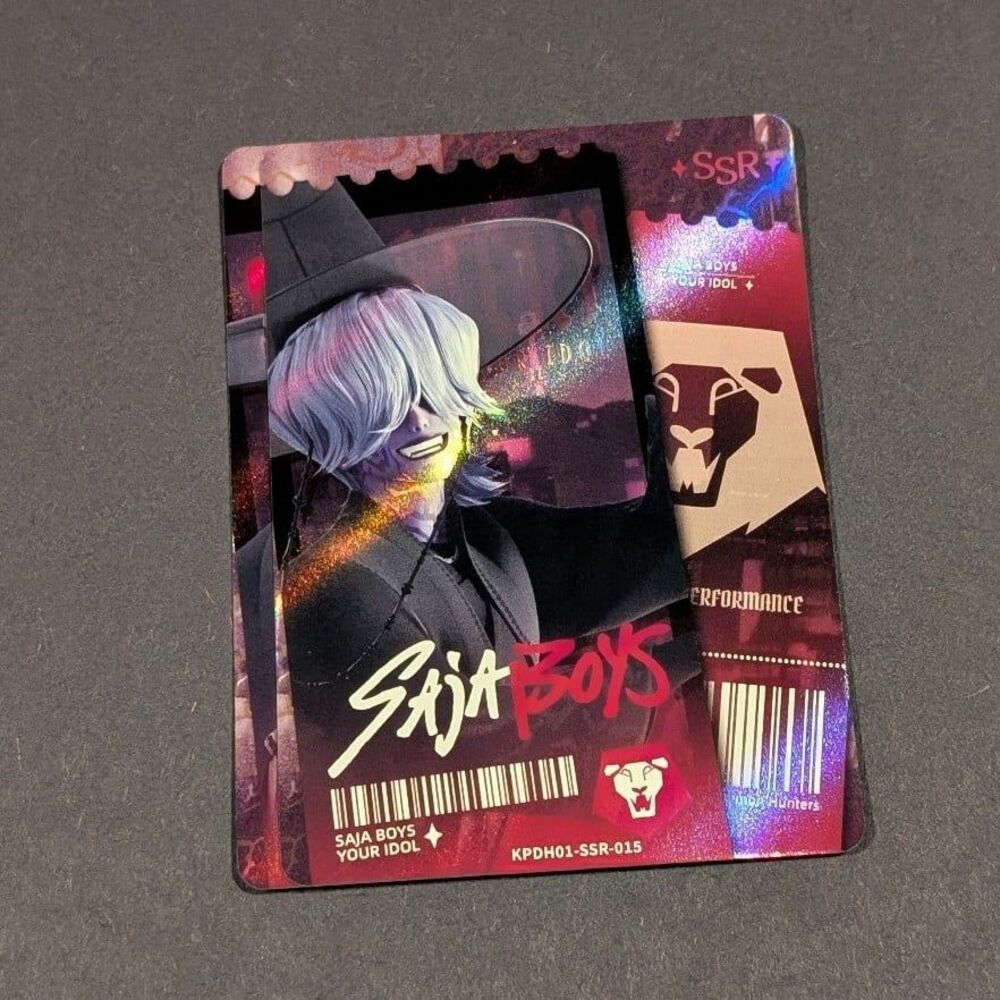 Kayou K-Pop Demon Hunters Mystery Saja Boys Your Idol SSR Card KPDH01-SSR-015